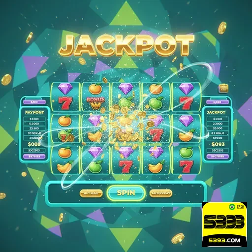 Imagem de slots com bônus de boas-vindas em destaque